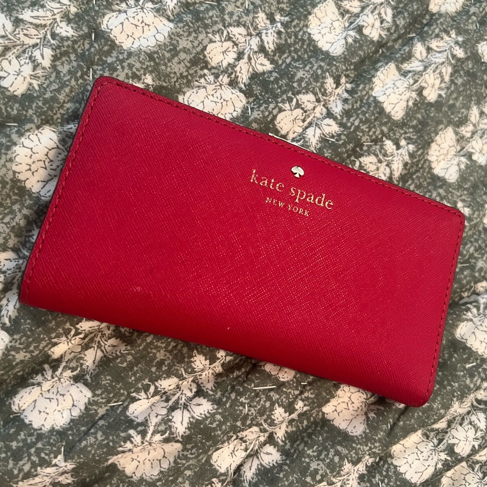 Red Kate Spade wallet